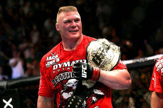 Brock Lesnar UFC champion